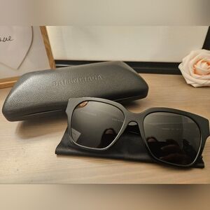 NEW Balenciaga Black Sunglasses